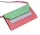 Giudi tricolor fekvő bőr pénztárca, táska 19 × 11,5 cm