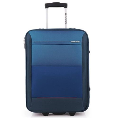 Gabol Reims 2-kerekes bővíthető trolley bőrönd, Wizzair, Ryanair kabinbőrönd 55 cm, kék