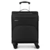 Gabol Zambia puhafalú, Wizzair, Ryanair kabinbőrönd 55 cm, fekete