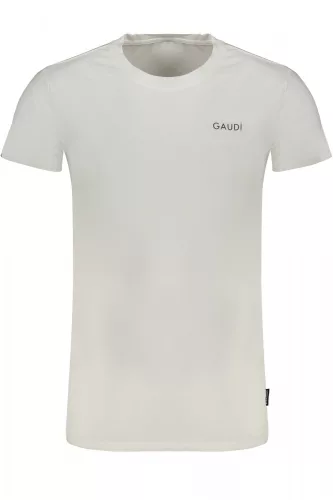 Gaudi férfi fehér rövid ujjú póló XL