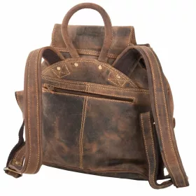 Greenburry vintage bőr koptatott hatású hátizsák
