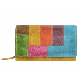 Greenburry Feng Shui harmónia női bőr pénztárca, sárga