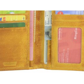 Greenburry Feng Shui harmónia női bőr pénztárca, sárga