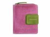 Greenburry kisméretű női bőr pénztárca, fuxia-zöld