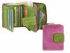 Greenburry kisméretű női bőr pénztárca, fuxia-zöld