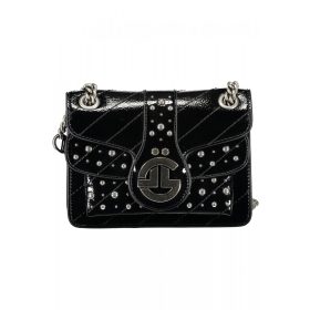   Gaelle Paris fekete női kézitáska, válltáska 22 x 16 x 6 cm
