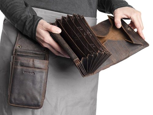 GreenLand Nature bőr brifkó tartó 11 x 25,5 cm