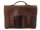 GreenLand Schulmeister konyak, bőr, aktatáska, válltáska 40 x 32 cm