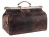 GreenLand Montana postakocsi, bivalybőr utazótáska 48 x 28 x 26 cm