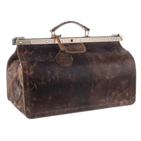   GreenLand Montana postakocsi, bivalybőr utazótáska 48 x 28 x 26 cm