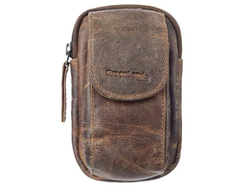 GreenLand Nature mini bőr övtáska RFID védelemmel 14 x 9 cm