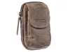 GreenLand Nature mini bőr övtáska RFID védelemmel 14 x 9 cm