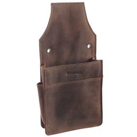 GreenLand extra erős barna bőr brifkó tartó 27 x 13 cm