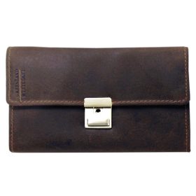   GreenLand Westcoast pincér, taxis bőr pénztárca, brifkó RFID védelemmel 17 x 11 cm