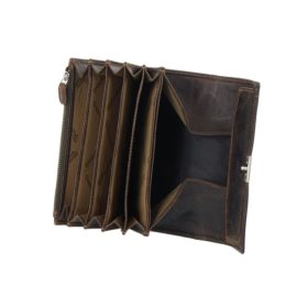   GreenLand Westcoast pincér, taxis bőr pénztárca, brifkó RFID védelemmel 17 x 11 cm