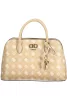 Guess Emelie bézs-fehér női kézitáska, crossbody  34 x 22 x 10 cm