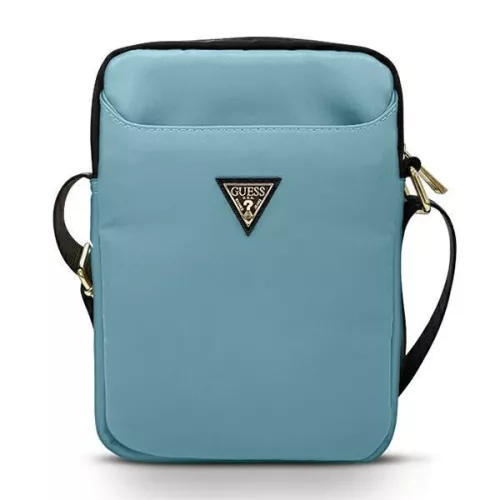Guess női türkiz színű válltáska, crossbody táska, tablet tartó 10"