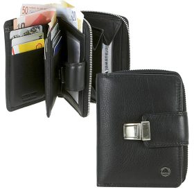 Greenburry női bőr csúszózáras pénztárca