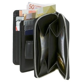 Greenburry női bőr csúszózáras pénztárca