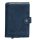 Hide&Stiches sötétkék bőr pop-up mini pénztárca, kártyatartó 10×7 cm