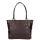 Karen Ilona N 087 barna virágmintás női válltáska 38 x 27 x 11 cm