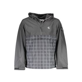 Calvin Klein férfi fekete átmeneti kabát, sportos kabát