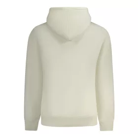 CALVIN KLEIN FÉRFI CIPZÁRAS pulóver, FEHÉR XL