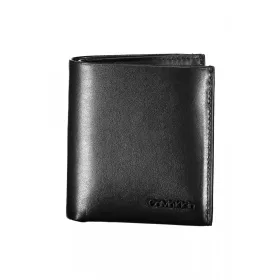 Calvin Klein fekete férfi bőr pénztárca 10 x 10 x 3 cm 