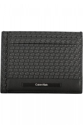 Calvin Klein fekete férfi bőr pénztárca, kártyatartó 12 x 9 x 1 cm 