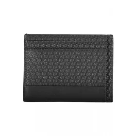   Calvin Klein fekete férfi bőr pénztárca, kártyatartó 12 x 9 x 1 cm 