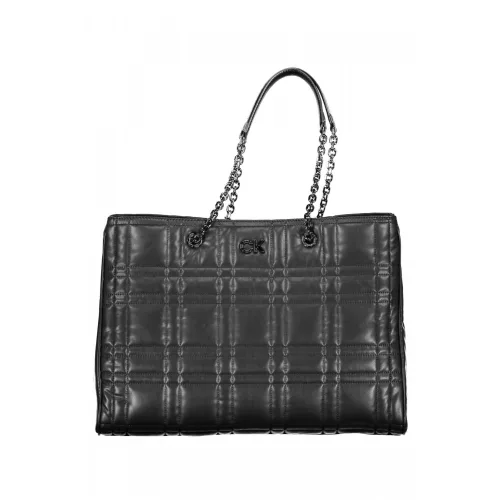Calvin Klein fekete női válltáska, shopper táska 42 x 32 x 12 cm