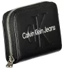 Calvin Klein női fekete bőr pénztárca 11 x 2 x 7 cm