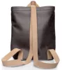 Khoani női rostbőr-bőr arany hátizsák 32×34 cm