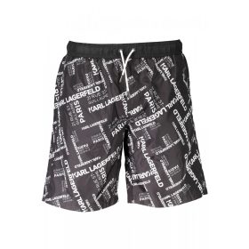 Karl Lagerfeld férfi mintás fürdőnadrág