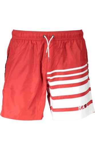 KARL LAGERFELD BEACHWEAR FÉRFI FÜRDŐNADRÁG PIROS