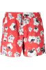 KARL LAGERFELD BEACHWEAR FÉRFI FÜRDŐNADRÁG PIROS