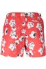 KARL LAGERFELD BEACHWEAR FÉRFI FÜRDŐNADRÁG PIROS