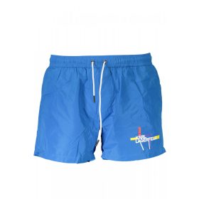 Karl Lagerfeld férfi kék fürdőnadrág