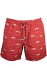 KARL LAGERFELD BEACHWEAR FÉRFI FÜRDŐNADRÁG PIROS