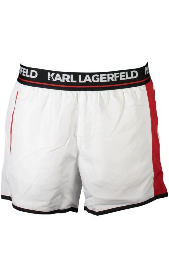 KARL LAGERFELD FÉRFI FÜRDŐNADRÁG FEHÉR
