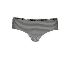 KARL LAGERFELD BEACHWEAR NŐI FÜRDŐRUHA ALSÓ FEKETE