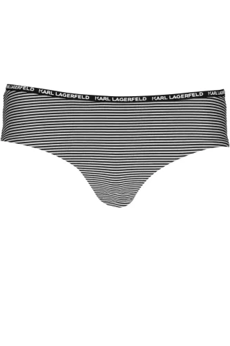KARL LAGERFELD BEACHWEAR NŐI FÜRDŐRUHA ALSÓ FEKETE