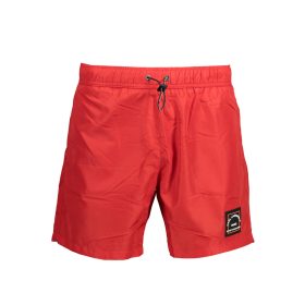 KARL LAGERFELD BEACHWEAR FÉRFI FÜRDŐNADRÁG PIROS