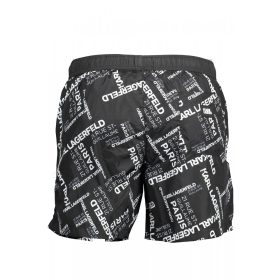 Karl Lagerfeld férfi fekete fürdőnadrág