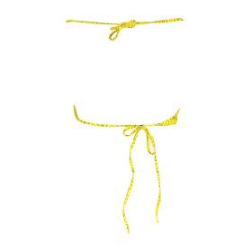 KARL LAGERFELD SÁRGA NŐI STRANDRUHA FÜRDŐRUHA FELSŐ