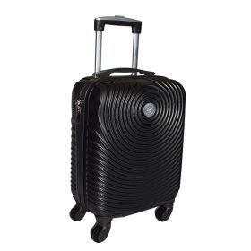   Leonardo Da Vinci sötétszürke színű, keményfalú kabinbőrönd 40 cm