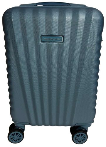 Leonardo Da Vinci kék színű, keményfalú kabinbőrönd 40 cm