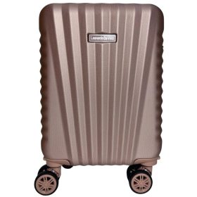 Leonardo Da Vinci rosegold, keményfalú kabinbőrönd 40 cm