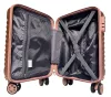 Leonardo Da Vinci rosegold színű, keményfalú kabinbőrönd 50 cm