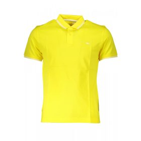 HARMONT & BLAINE SÁRGA FÉRFI RÖVID UJJÚ PÓLÓ XL